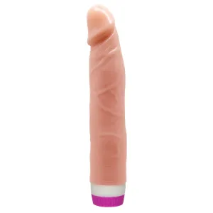 Vibrator realist anatomic bej cu potențiometru rotativ, 21,5 cm - 77174857