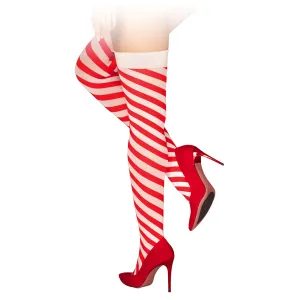 Obsessive Kissmas ciorapi sexy lenjerie erotică de Crăciun - 76891850