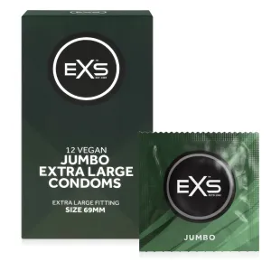 Prezervative XXL EXS Jumbo, mărime mare, 69 mm, 12 buc. - 72958610