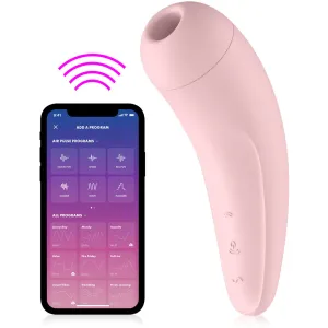 SATISFYER CURVY 2+ - APARAT DE MASAJ CLITORIDIAN CU VIBRAȚII PRIN ASPIRAȚIE, CONTROLAT PRIN APLICAȚIE - 73388995