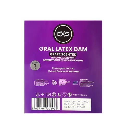 EXS Prezervativ oral din latex cu aromă de struguri - 79119239
