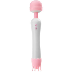 MASEUR EROTIC VIBRATOR CU DOUĂ CAPETE PENTRU CLITORIS ȘI PENTRU ÎNTREGUL CORP - 70752983