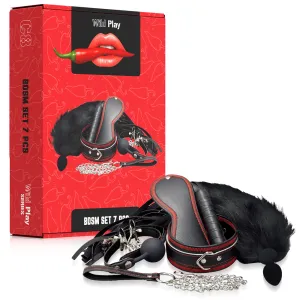 Set de luxo BDSM EROSPACE WILD PLAY C8 7 produse - 75390158