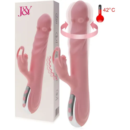 VIBRATOR ROTATIV ÎNCĂLZIT LA 42°C PENTRU STIMULAREA PUNCTULUI G ȘI A PUNCTULUI DE VESTIRE - 74071544