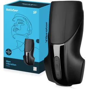 SATISFYER MEN VIBRATION - MASTURBATOR ELEGANT PENTRU BĂRBAȚI CARE IMITĂ SEXUL ORAL - 76605537