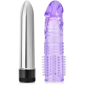 VIBRATOR CLASIC DIN MANSON DIN JELLY 2 în 1 – 73430743