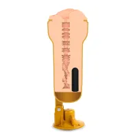 Vagină artificială realistă Carina cu ventuză reglabilă și vibrații - 79767946 - 3