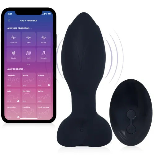 Dop anal vibrant controlat de la distanță și prin aplicație, 10 funcții - 75159946