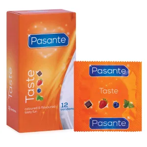 Pasante Taste prezervative cu aromă 12 buc - 72532246