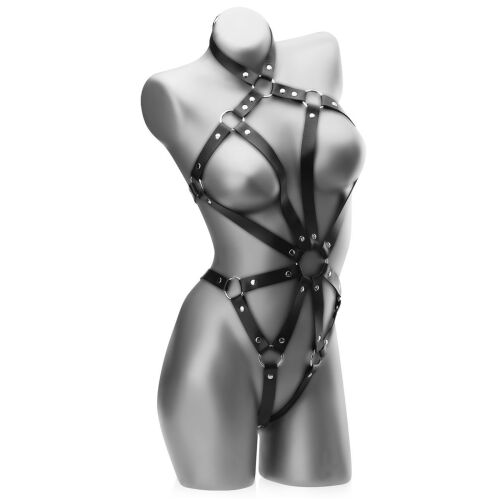 BODY DIN PIELE PENTRU JOCURILE BDSM ASCUȚITE – 80176910