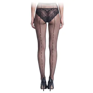 Ciorapi plasă eleganți cu cristale decorative - 72005351