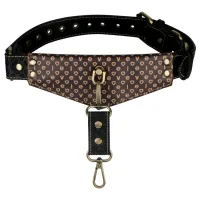 Rebellion ham pentru BDSM din piele curele pentru coapse + cătușe pentru mâini - 75589662 - 4