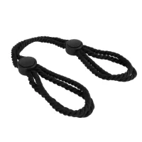 Sfoara neagră de bumbac pentru legarea BDSM pentru începători - 75530313 - 2