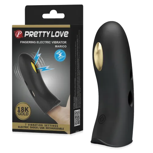Accesoriu vibrator pentru deget cu electrostimulare 7 vibrații - 72821168