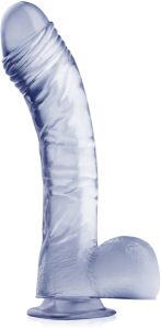 PENIS DIN GEL DILDO MOALE TRANSPARENT DSR 0523771