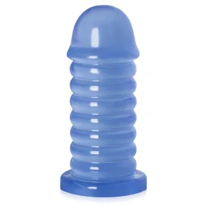 Dildo gros de 6,5 cm diametru plug anal albastru XXL - 71836807
