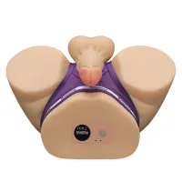 Păpușă sexuală realistă cu vibrații vagin artificial anus și penis 11 cm - 72526915 - 5