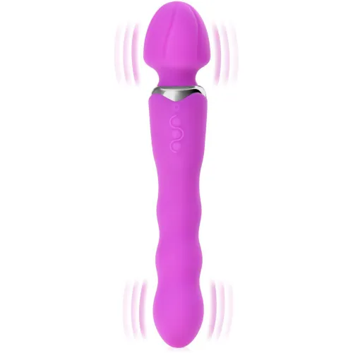 APARAT DE MASAJ PUTERNIC + VIBRATOR 2IN1 - 36 FUNCTII - PENTRU CLITORIS ȘI SFÂRCURI VAGIN ȘI ANUS - 78152416