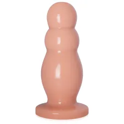 Dop anal din gel gros de culoarea pielii dildo max 6 cm diametru - 72587178
