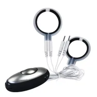 Stimulator electric dublu cu inel pentru penis și bandă pentru scrot - 78995468 - 4