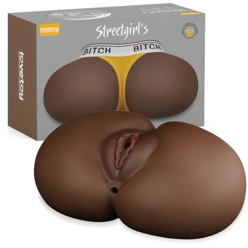 Vagin și anus artificial realist din bronz cu chiloți Streetgirl - 77291808
