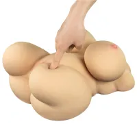 Realist masturbator masculin de culoare pielii mini păpușă sexuală cu bust mare - 73189893 - 7