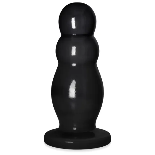 Dop anale din gel gros, negru, diametru maxim 6 cm - 79857366