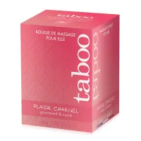 Lumânare de masaj cu miros de flori și cacao pentru preludiu - 70732706 - 2