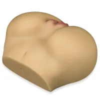 Vagină artificială realistă de culoarea pielii și anus, fese rotunde - 72769082 - 2