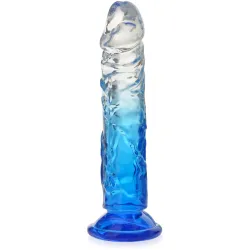 GEL ELASTIC DILDO 17 cm PENIS ARTIFICIAL BICOLOR - 71876786