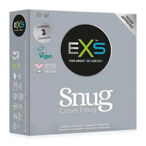 Prezervativ EXS SNUG CLOSER FIT mai strâns potrivire mai bună - 70501135