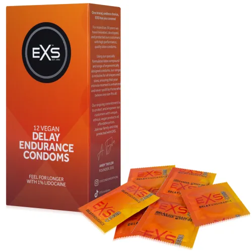 Prezervative pentru prelungirea actului sexual EXS DELAY 12 buc. - 75985035