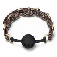 Rebellion dop gag elegant din silicon cu găuri jucărie BDSM pentru cupluri - 78891442 - 5