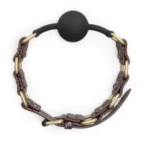Rebellion dop gag elegant din silicon cu găuri jucărie BDSM pentru cupluri - 78891442 - 3