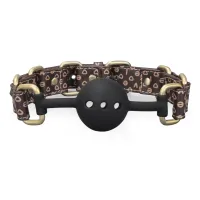 Rebellion dop gag elegant din silicon cu găuri jucărie BDSM pentru cupluri - 78891442 - 7