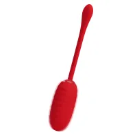 Ou roșu vibrante pentru stimularea vaginală 12 funcții - 78555290 - 3