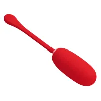 Ou roșu vibrante pentru stimularea vaginală 12 funcții - 78555290 - 6