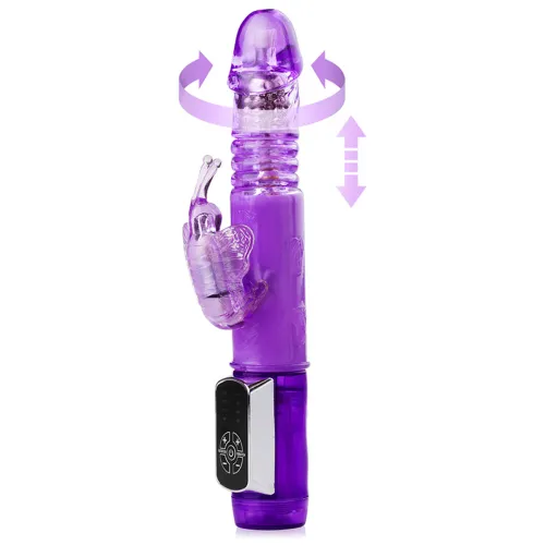 VIBRATOR ROTATIV IN-OUT REZISTENT LA APĂ CU FLUTURAȘ - LBB 037352