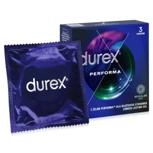 Prezervative Durex Performa cu benzocaină sex mai lung 3 buc - 75074136