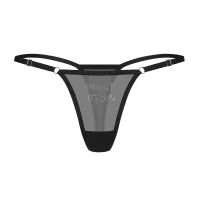 Obsessive Violami stringuri transparente cu inscripția 