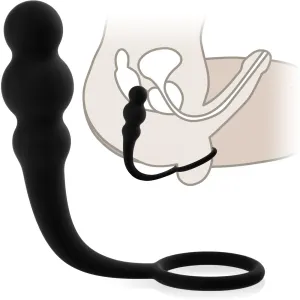 MASEUR PROSTATĂ PLUG ANAL MASCULIN CU INEL DE ERECȚIE - 75217230