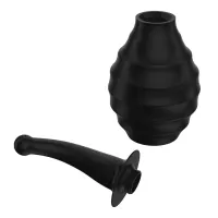 Irigator negru pere pentru clismă pentru sex anal 330 ml - 72303103 - 2