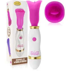 MASTURBATOR CLITORIDIAN DISCRET ASPIRAȚIE CU LIMBĂ VIBRATOR LALEA - 76952712