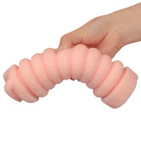 Vagin realist din silicon cu două fețe în tub - vagin + anus - 74348811 - 4