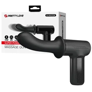 Pistol de masaj negru pentru cupluri, 5 viteze - 70641039
