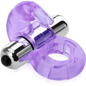 INEL DE ERECȚIE DIN GEL CU IEPURAȘ PENTRU CLITORIS - INEL VIBRATOR PENTRU PENIS - 79974889