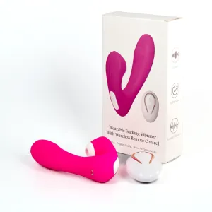 Vibrator exclusivist 2 în 1 pentru punctul G cu funcție de supt, 14 opțiuni - 76664044