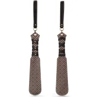 Rebellion paletă solidă din piele BDSM cu model embosat 20 cm - 79032451 - 3