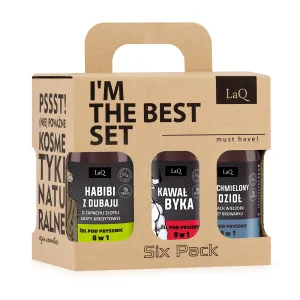 Set geluri de duș vegane pentru bărbați LAQ CZYŚCIOPAK 6x100ml - 78609627