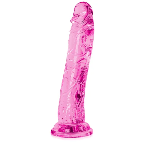 Dildo anatomic roz roz 21 cm penis artificial elastic - 73403972